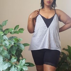 Old Navy plus size grey camisole